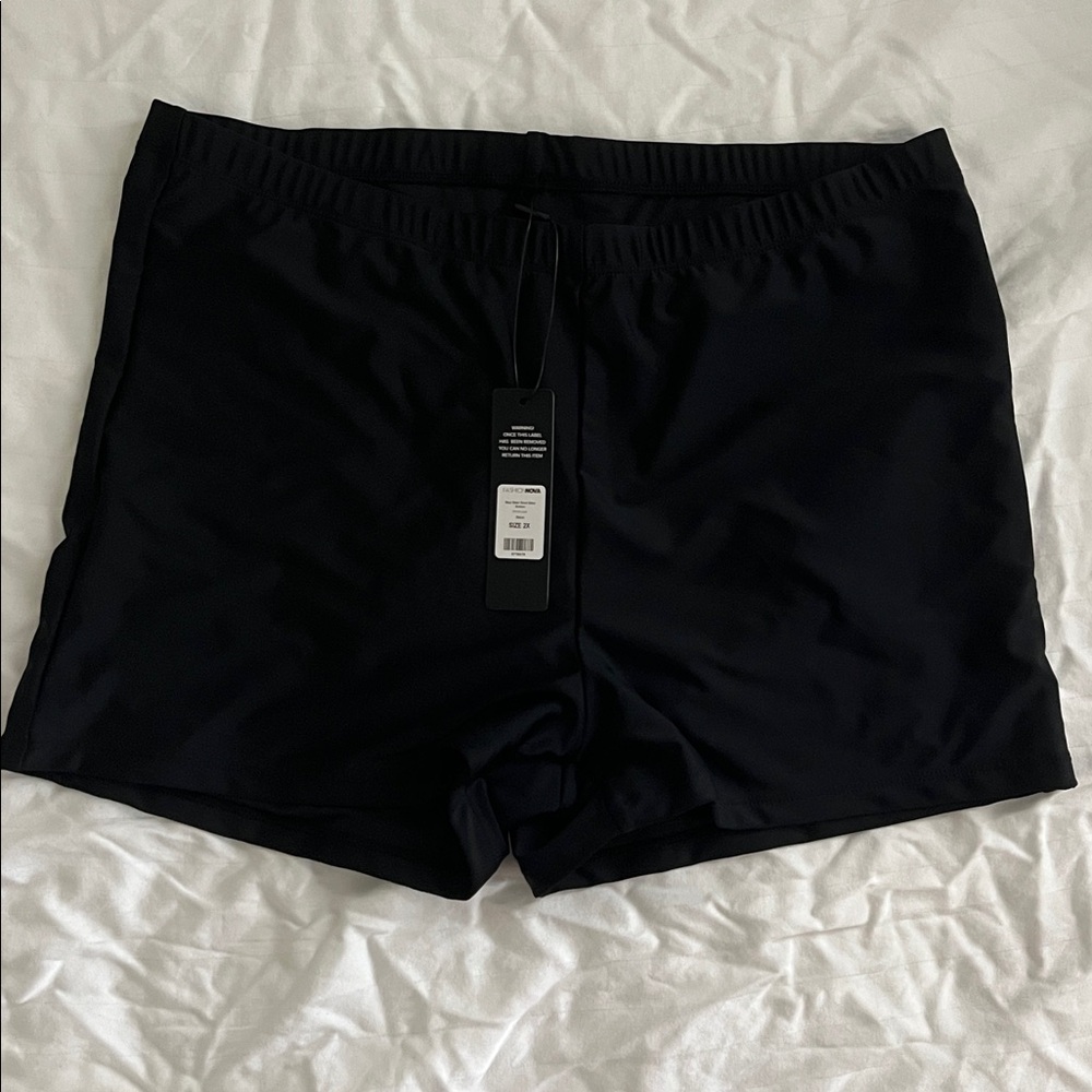 NWT Fashion Nova Maul Biker Short Bikini Bottom